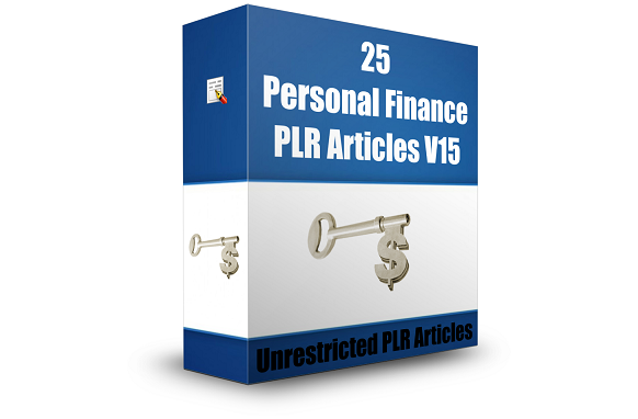 25 Personal Finance PLR Articles V15