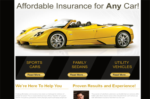 Car Insurance HTML and PSD Template
