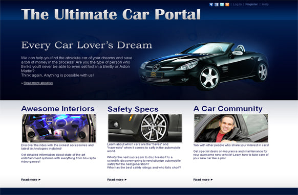 Car Portal HTML and PSD Template