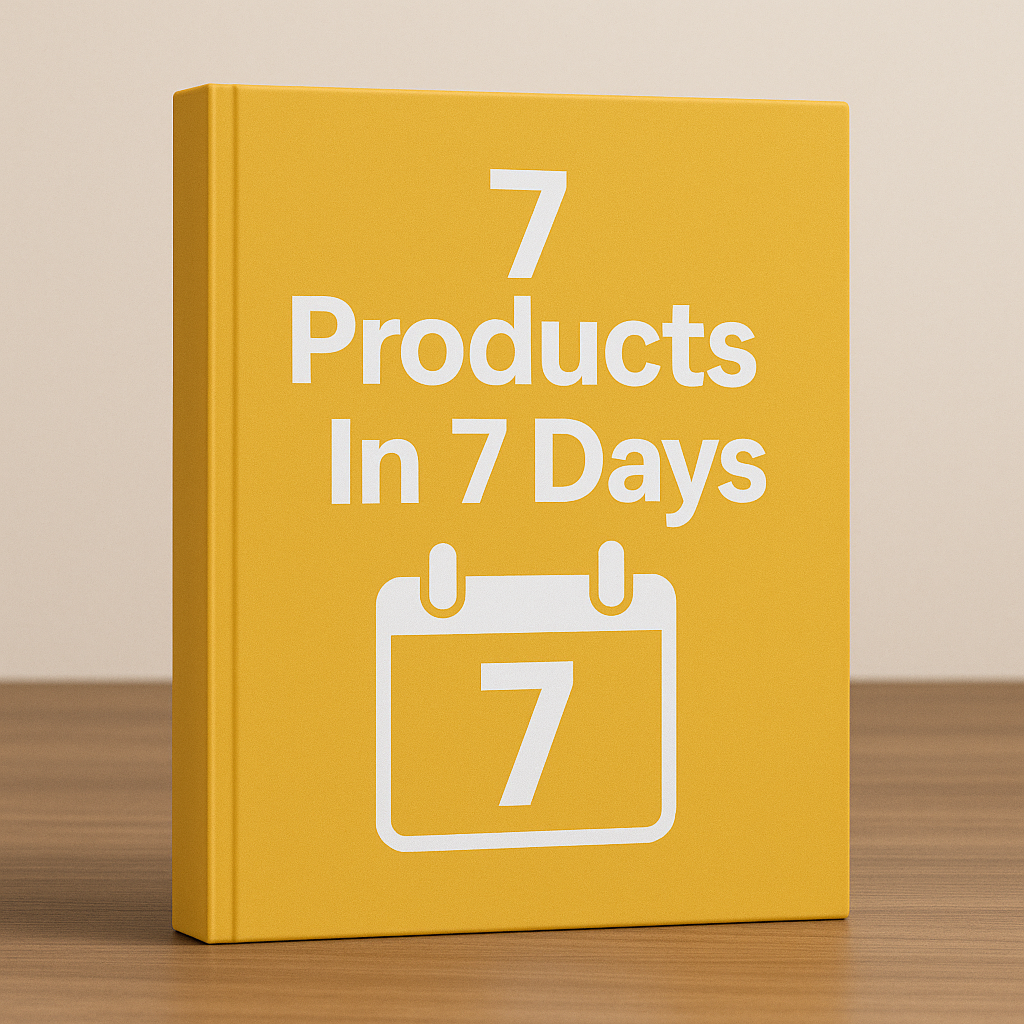 7 products in 7 days