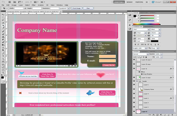 Company PSD Template Edition 5