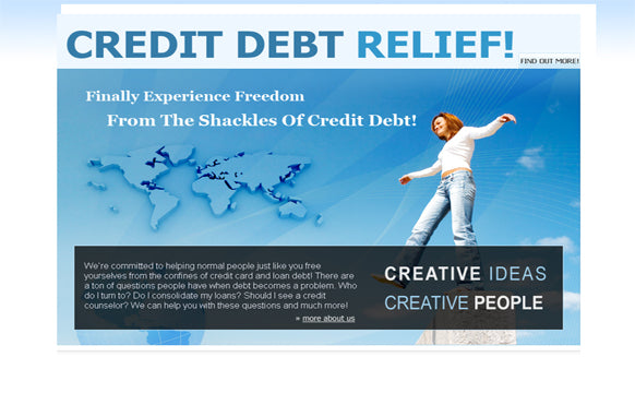 Credit Debt Relief HTML and PSD Template