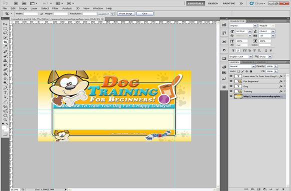 Dog Training For Beginners PSD Template