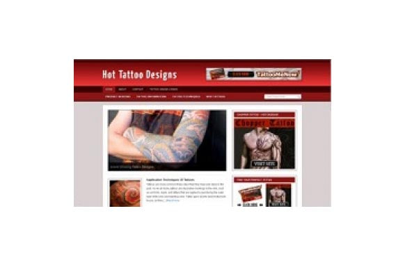 Hot Tattoo Designs Niche WP Theme