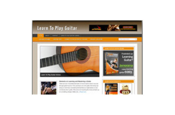 Learn Guitar Niche WP Theme