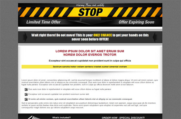 OTO HTML and PSD Squeeze Page Vol 3