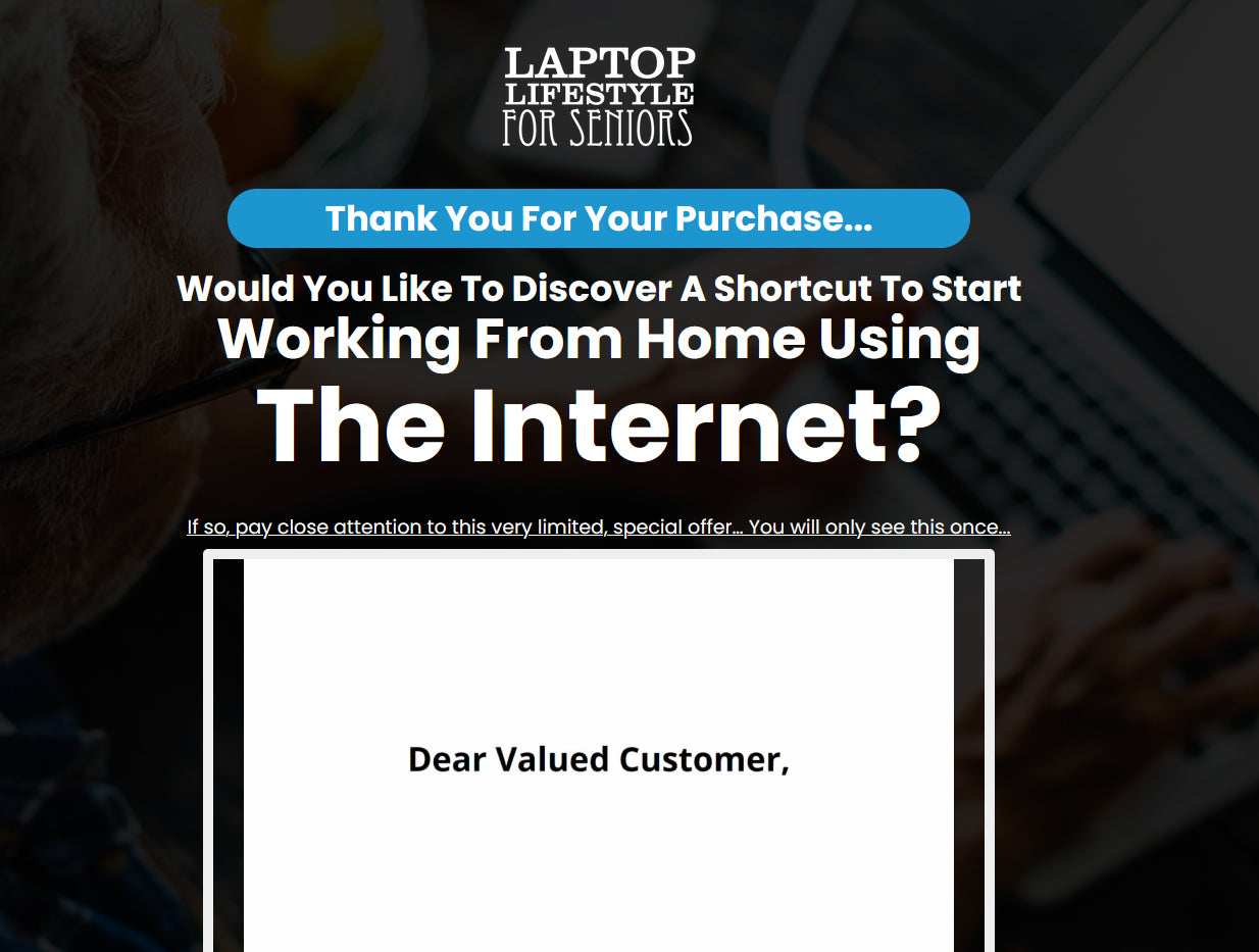Laptop Lifestyle For Seniors Upgrade Package