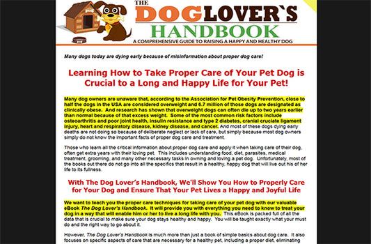 The Dog Lovers Handbook