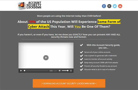 Account Security Lockdown