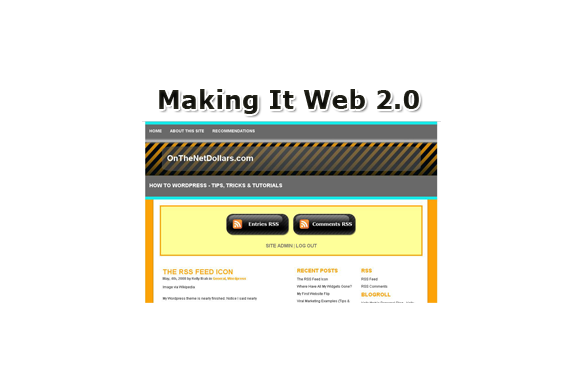 WordPress Theme Web 2.0 v1