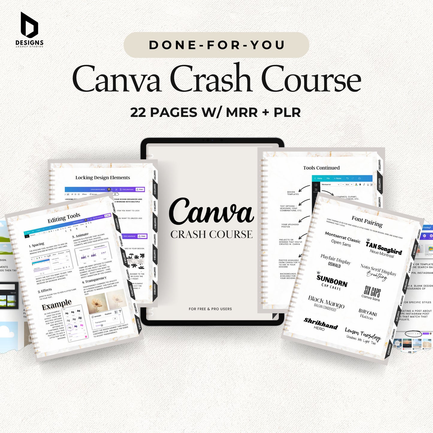 Master Canva with Crash Course: Sell Your Own Digital Products with MRR & PLR