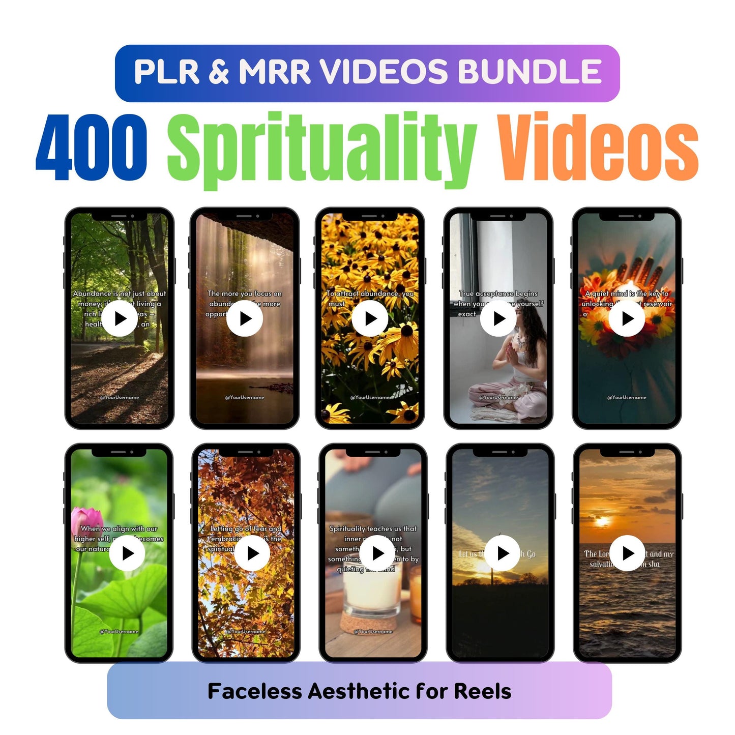 Spiritual Affirmation Video Bundle