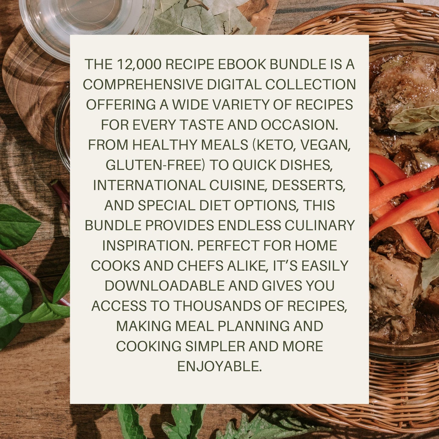 Delicious 12,000 Recipe eBook Bundle