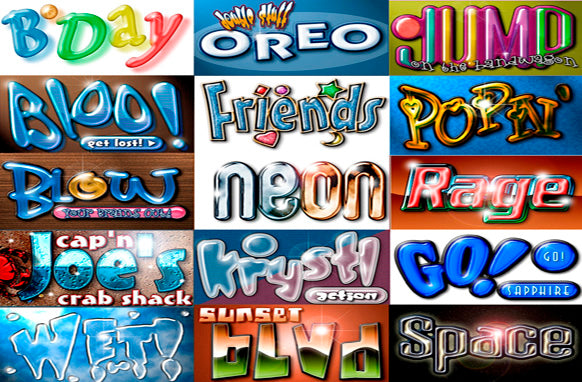 15 Photoshop Action Script Collection