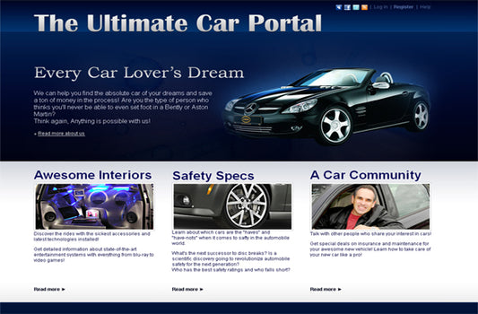 Car Portal HTML and PSD Template