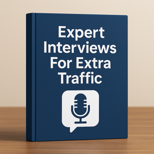 Expert interviews for extra traffic