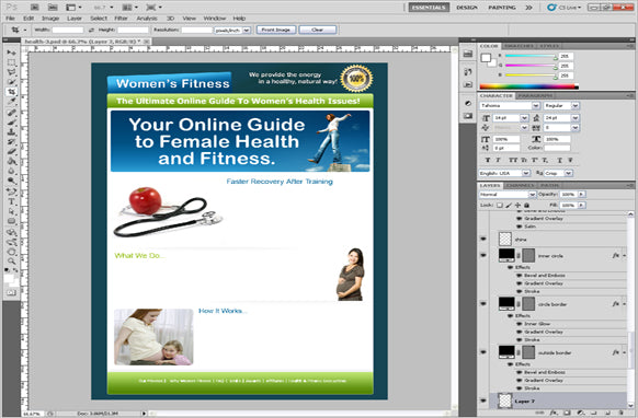 Female Health PSD Template