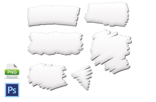 Fluffy Overlay Graphics PSD PNG