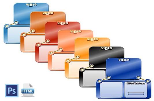 HTML PSD Video Squeeze Page Edition 5