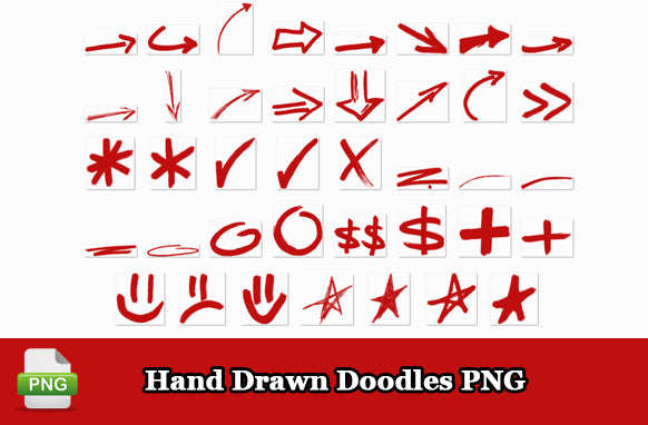 Hand Drawn Doodles PNG