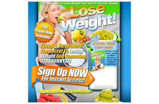 Lose Weight HTML and PSD Squeeze Page
