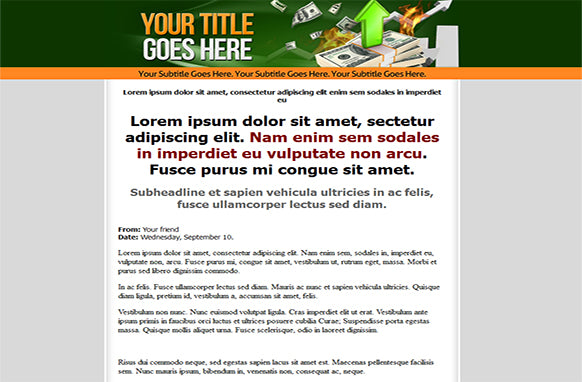 Minisite HTML PSD Template V2