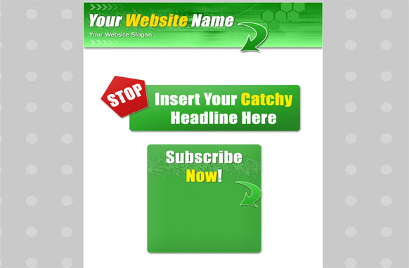 Minisite HTML PSD Template Volume 3