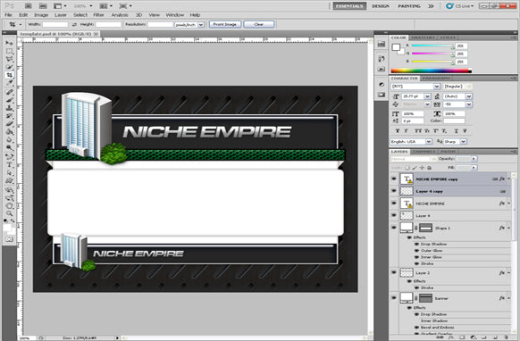 Niche PSD Template Edition 2