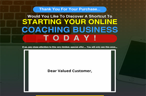 Start Your Coaching Business Upgrade Package