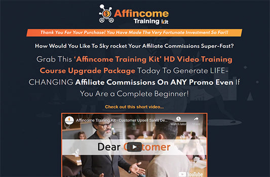 Affincome Training Kit Upgrade Package