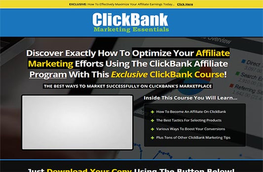 Clickbank Marketing Essentials Upgrade Package