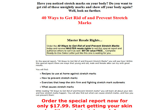 40 Ways To Get Rid Of or Prevent Stretch Marks Audio Book Plus Ebook