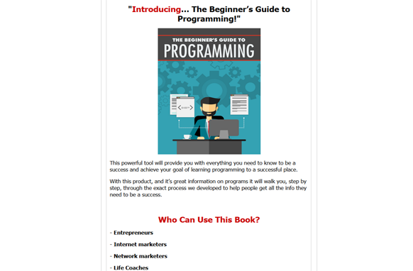 The Beginners Guide to Programming