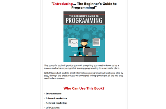 The Beginners Guide to Programming