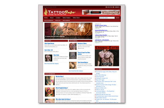 Tattoo Niche WP Theme
