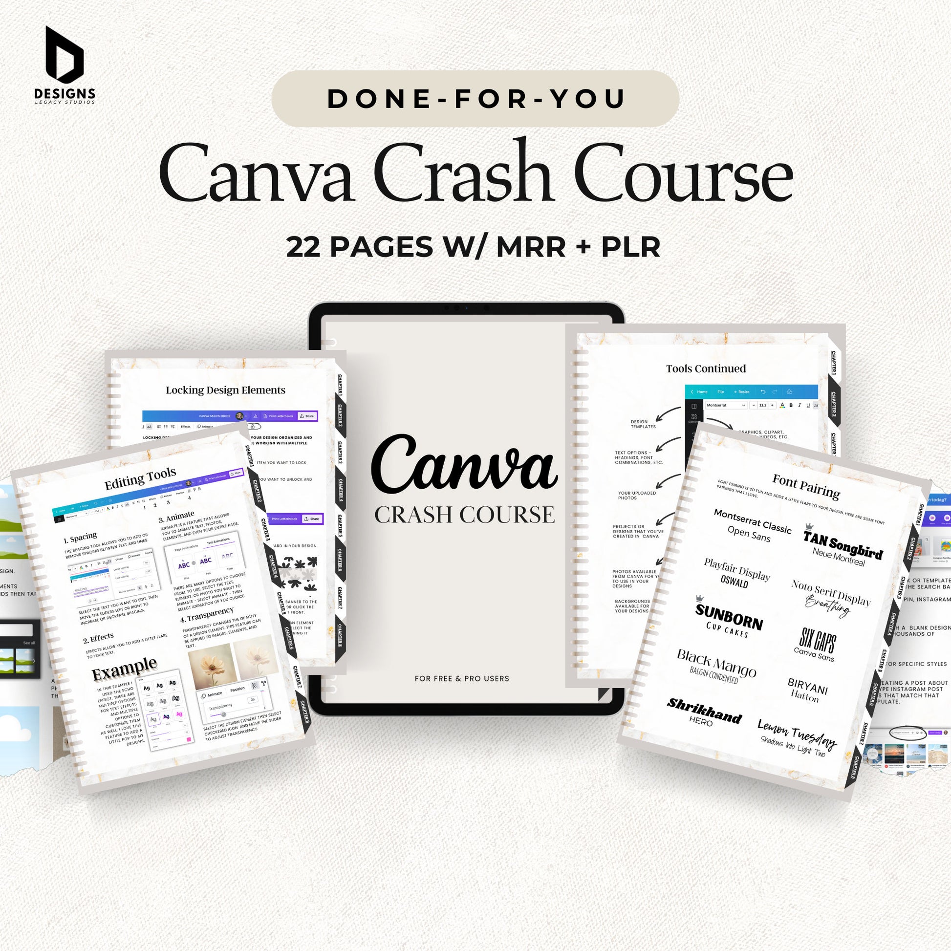 Master Canva with Crash Course: Sell Your Own Digital Products with MRR & PLR
