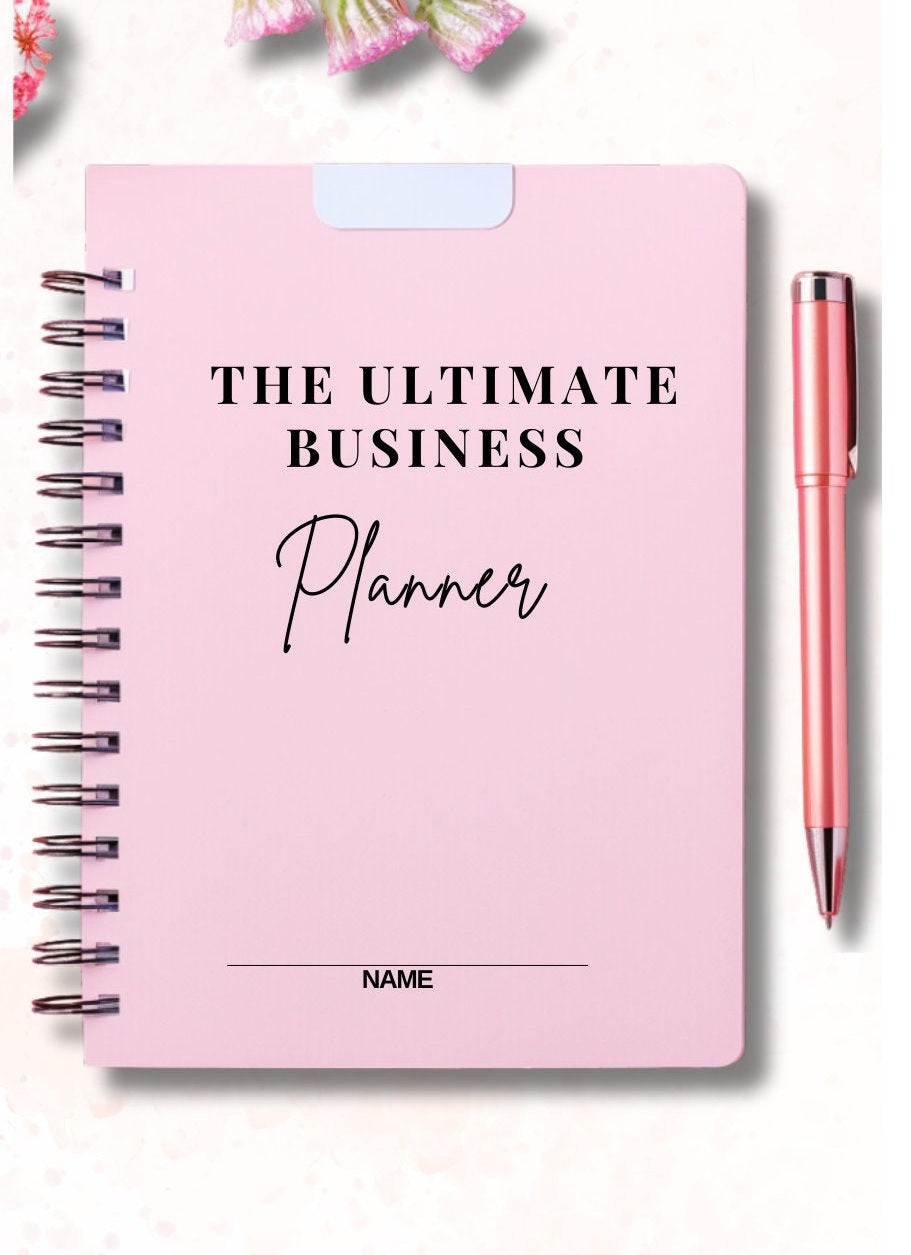 Ultimate Business Planner Bundle | Small Business Planner, Canva Templates & Resell Rights, Passive Income, Printable Planner, Business Plan