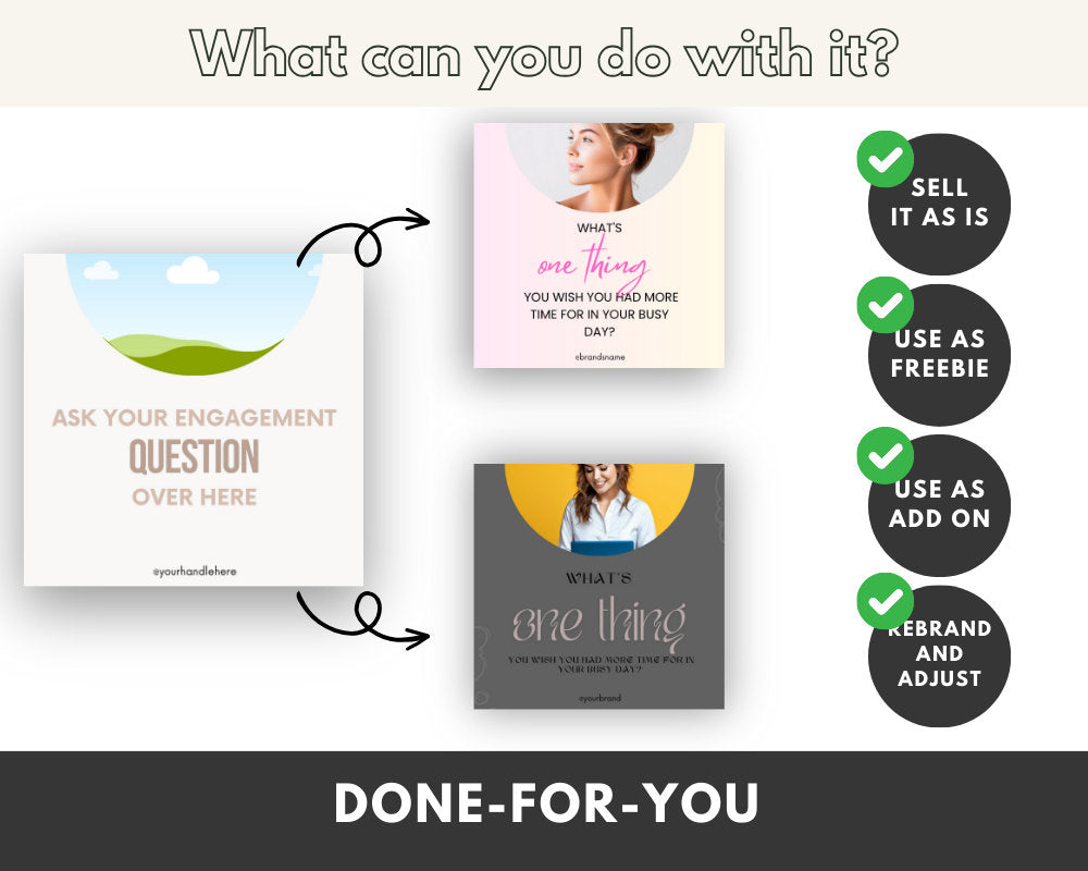 50+ Canva Facebook Post Templates: MRR PLR Resell Rights