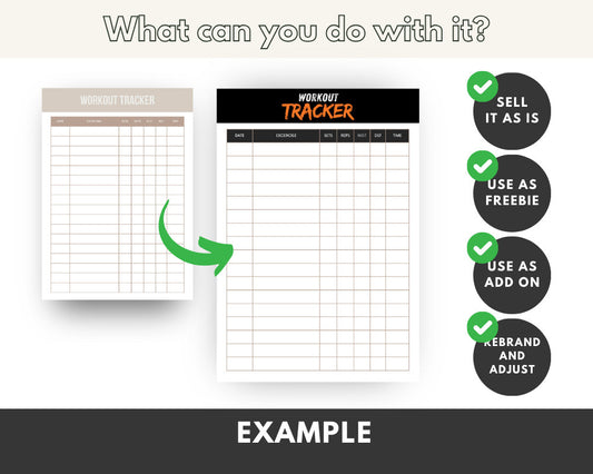 Ultimate Fitness Bundle: Canva Templates, Journals, Guides (MRR PLR)