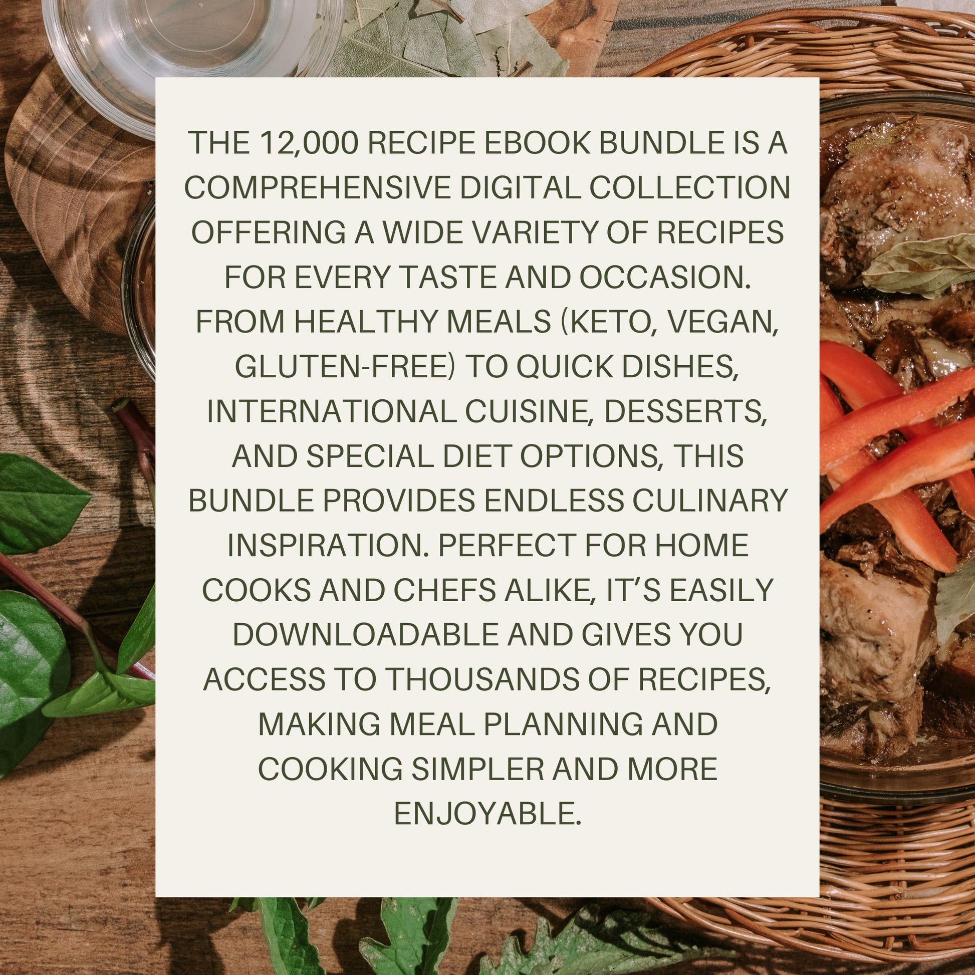 Delicious 12,000 Recipe eBook Bundle