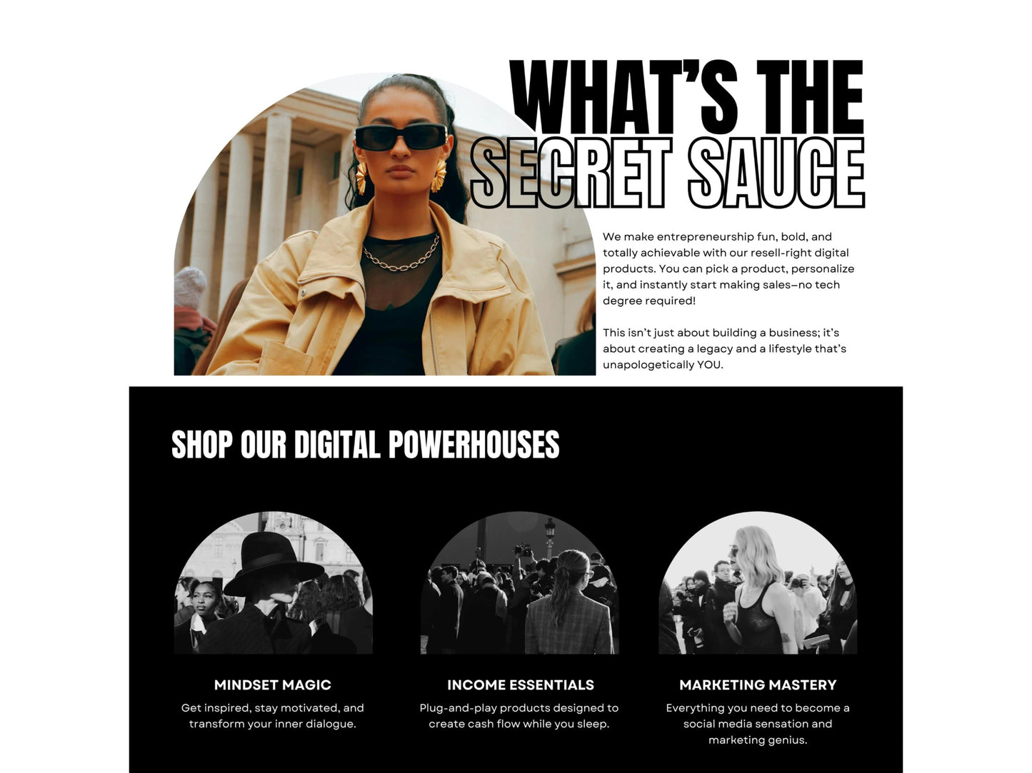 Shopify Store Theme Digital Products | High Converting DFY Website Template | MRR PLR Bundle Passive Income Kit Solution  Build Your Digital Empire with The Digital CEO Shopify Theme