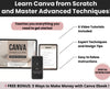 Canva Crash Course with Master Resell Rights and Private Label Rights, Done-for-You Canva Course to Resell for 100% Profit, MRR & PLR Guide